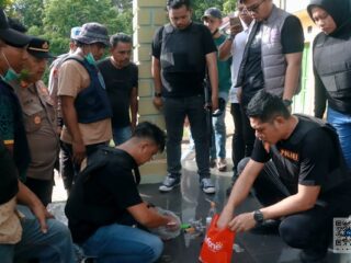 Polisi Razia 5 Titik Lokasi Rawan Peredaran Narkoba di Lampung Timur 