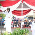 Peringatan HUT ke-26 Kabupaten Lampung Timur digelar di halaman Kantor Bupati Lampung Timur.