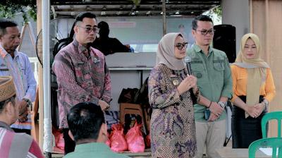 Pemda Lampung Timur Tinjau Pembayaran Pajak di Gerai Bumdes Sribhawono, Kecamatan Bandar Sribhawono.