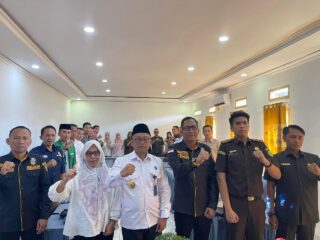 BNNK Lampung Timur Rapat Koordinasi pengembangan dan pembinaan Kabupaten/Kota tanggap ancaman Narkoba di Kecamatan Labuhan Ratu