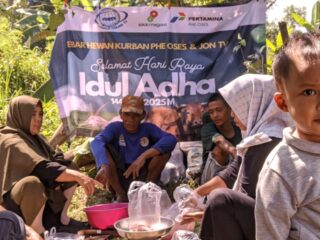 PHE OSES-JON-TV kolaborasi program tebar hewan kurban di Kecamatan Labuhan Maringgai